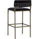 Mori 38.5 inch Abbington Black Barstool